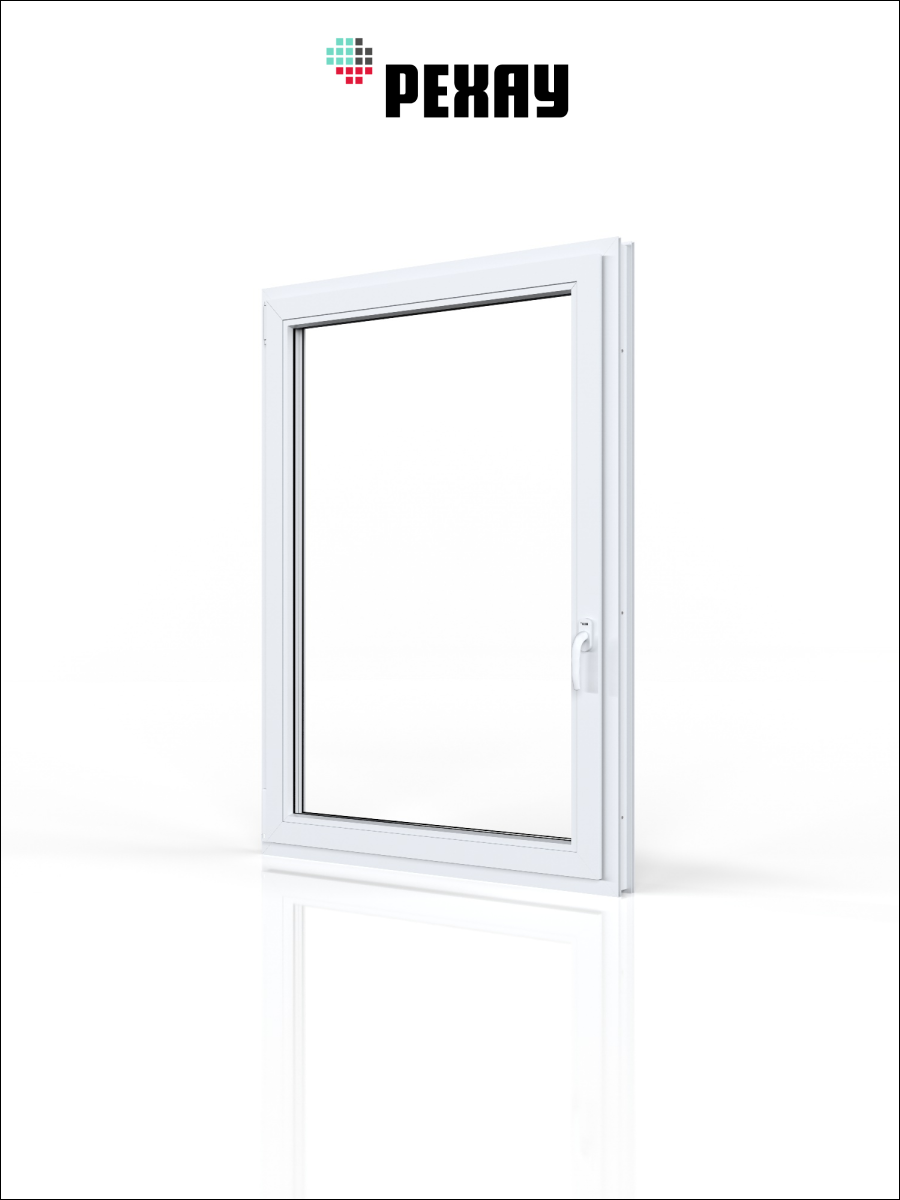 РЕХАУ Окно ПВХ CONSTANTA 1100х900 мм (ВхШ), одностворчатое, поворотно-откидное левое