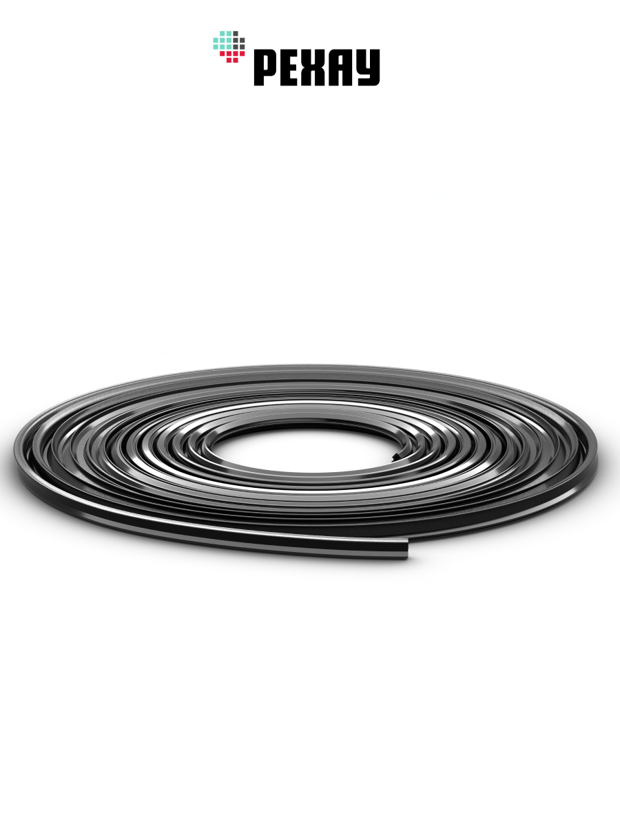 Уплотнитель притворный для ПВХ РЕХАУ ПРОТЬЮБ 10м, черный