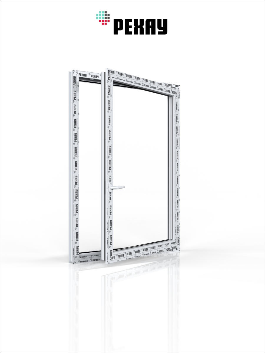 РЕХАУ Окно ПВХ CONSTANTA 1150х900 мм (ВхШ), одностворчатое, поворотно-откидное правое