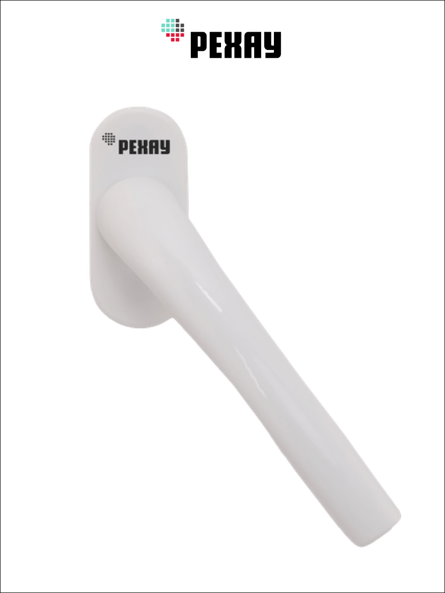 Оконная ручка РЕХАУ IDEA для пластикового окна, штифт 38 мм, белая