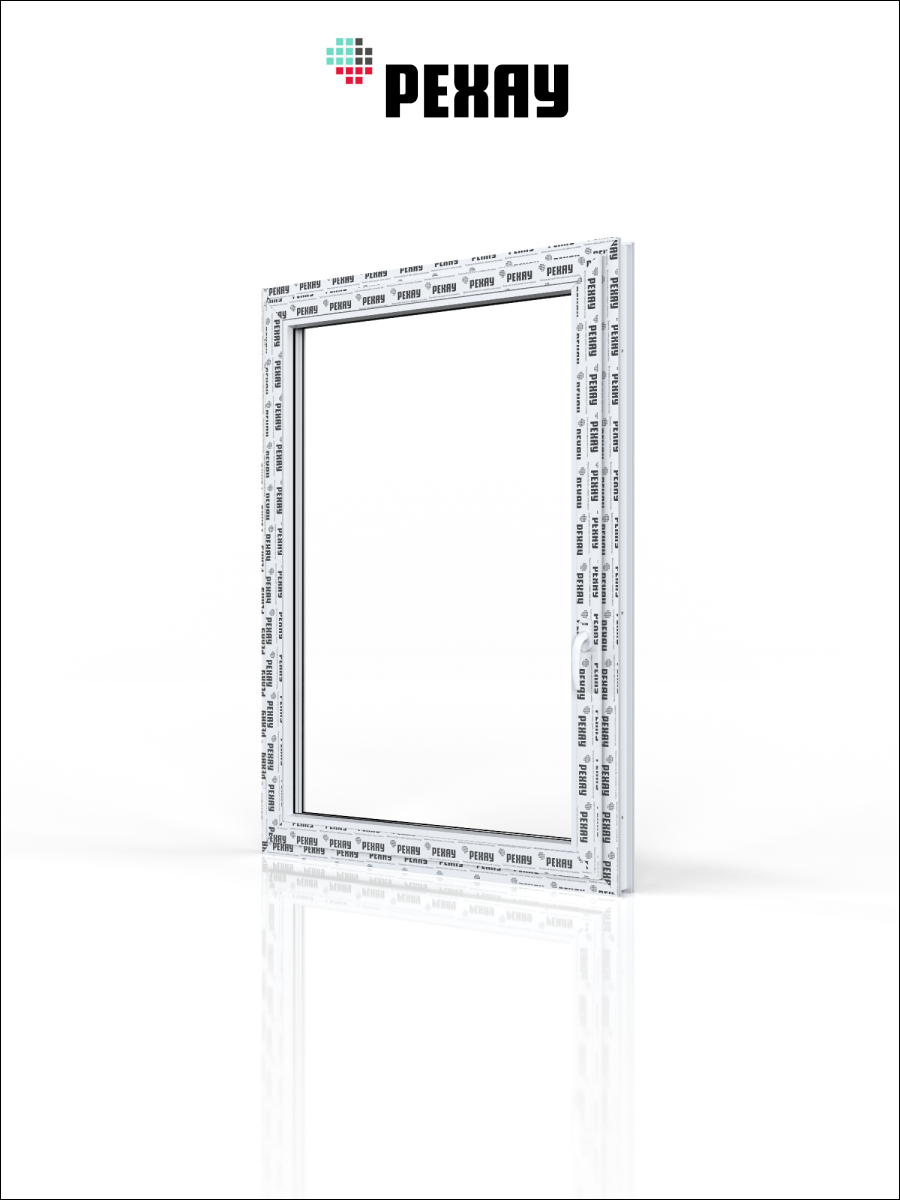 РЕХАУ Окно ПВХ CONSTANTA 1100х900 мм (ВхШ), одностворчатое, поворотно-откидное левое