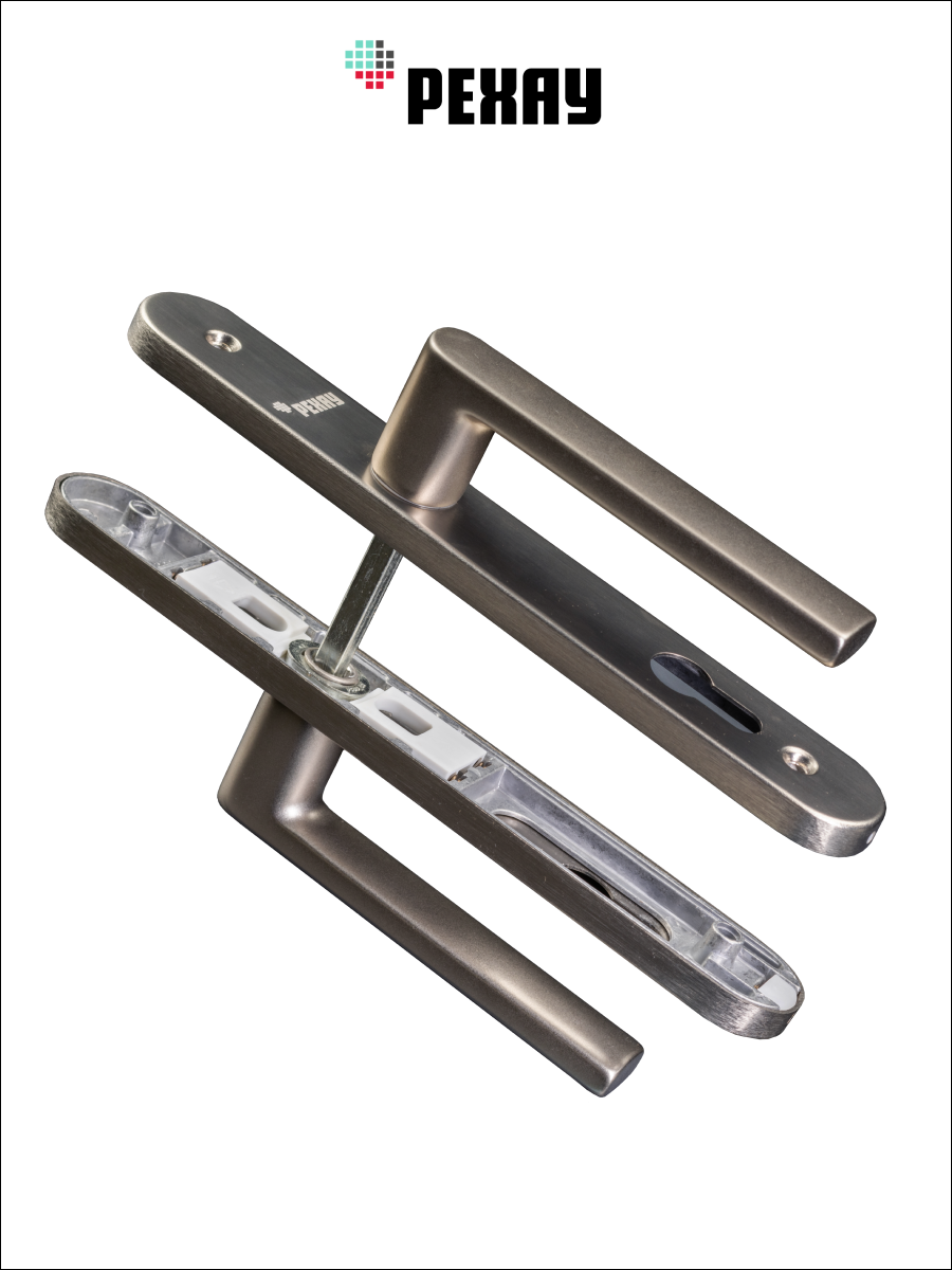 РЕХАУ Нажимной гарнитур MEDEA PLUS, титан