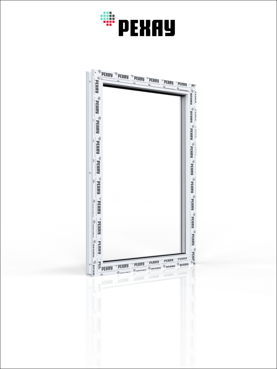 Окно ПВХ CONSTANTA 600х400 мм (ВхШ), глухое