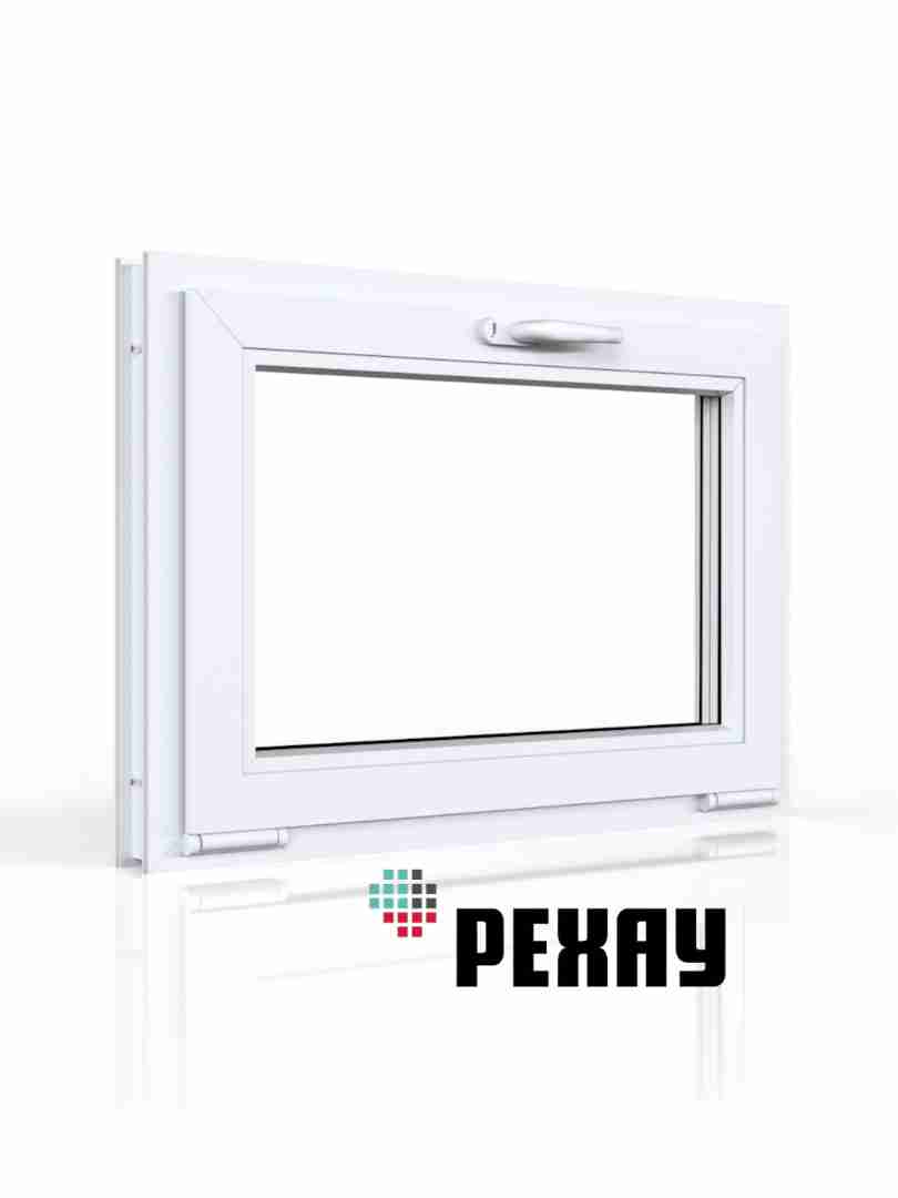 РЕХАУ Окно ПВХ BLITZ 550х900 мм (ВхШ) фрамуга