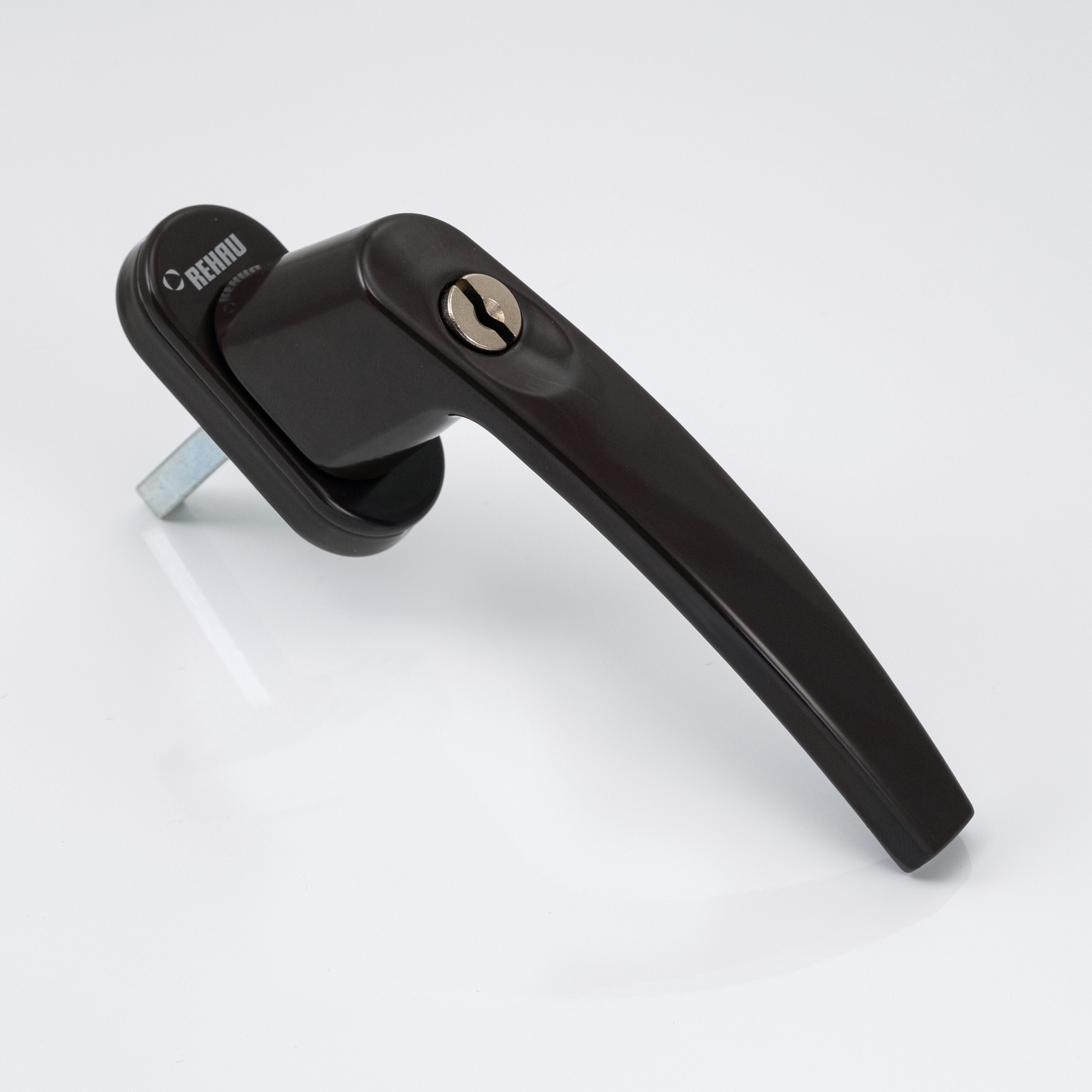 Ручка оконная с замком РЕХАУ CAMEA для ПВХ окон и дверей