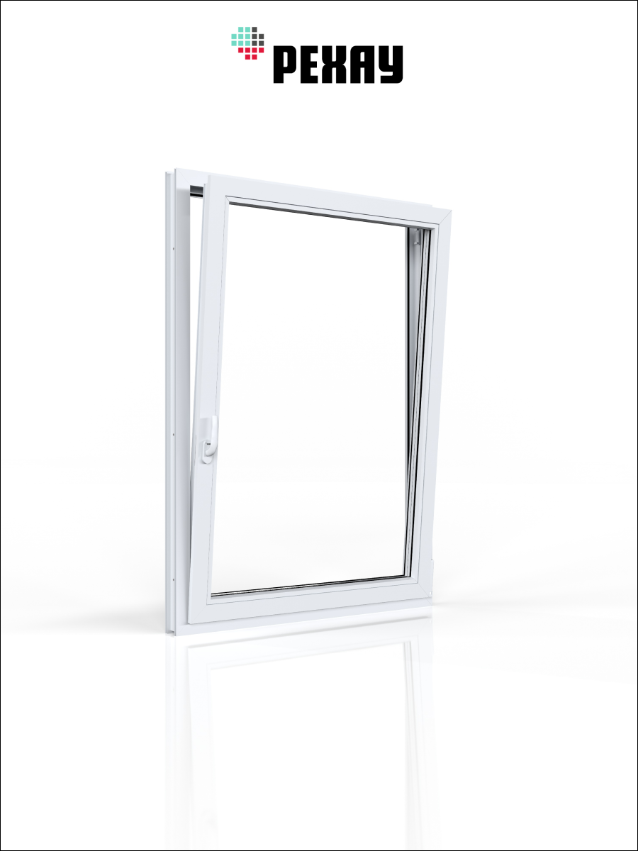 РЕХАУ Окно ПВХ CONSTANTA 1150х900 мм (ВхШ), одностворчатое, поворотно-откидное правое