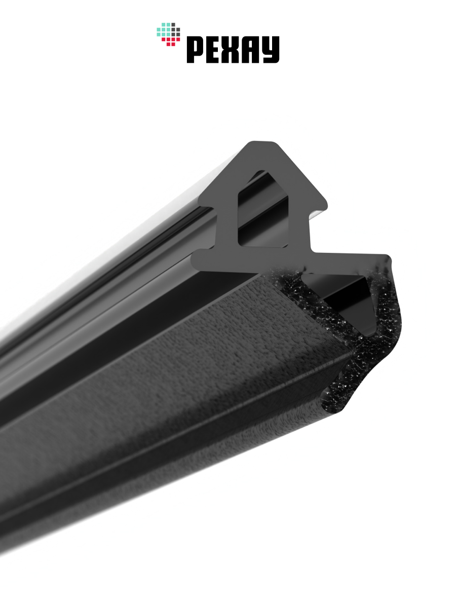 Уплотнитель притворный для ПВХ РЕХАУ ПРОТЬЮБ 10м, черный