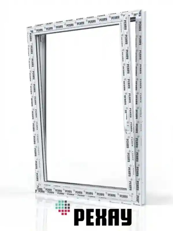 РЕХАУ Окно ПВХ BLITZ 1100х800 мм (ВхШ) одностворчатое