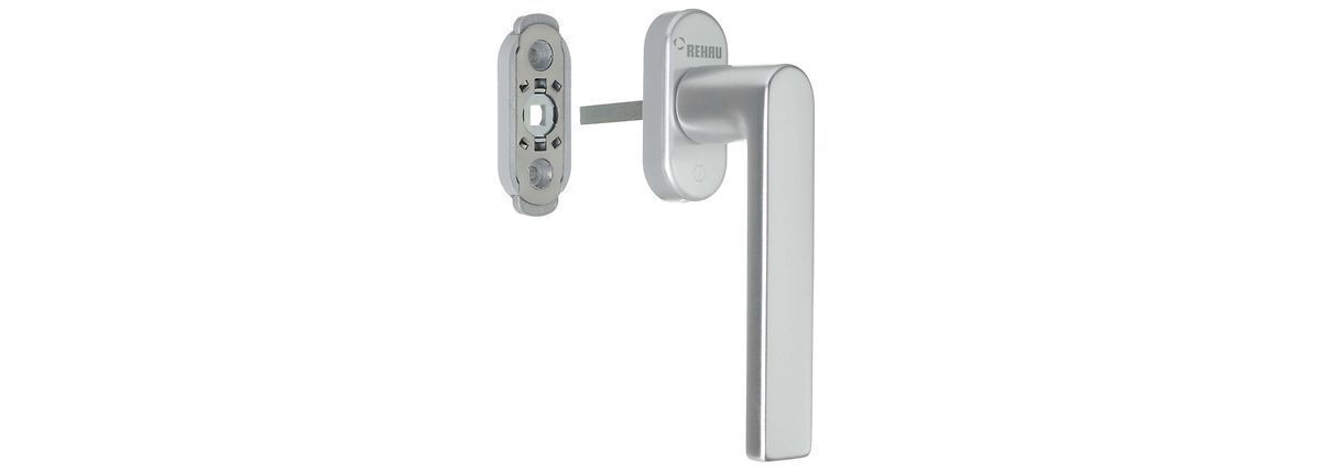 РЕХАУ Ручка РЕХАУ Линеа  для ПВХ окон и дверей, блокиратор KISI