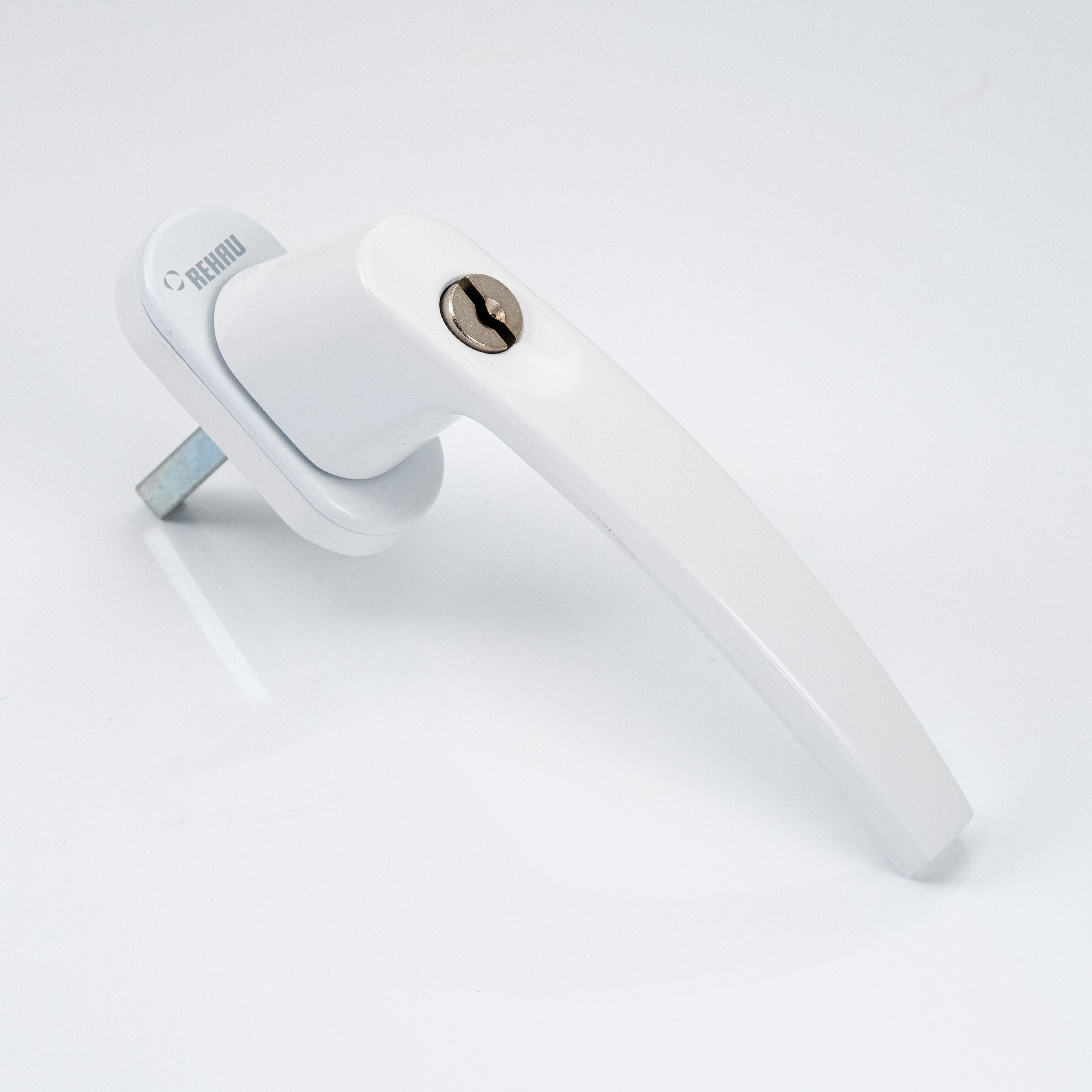 Ручка оконная с замком РЕХАУ CAMEA для ПВХ окон и дверей