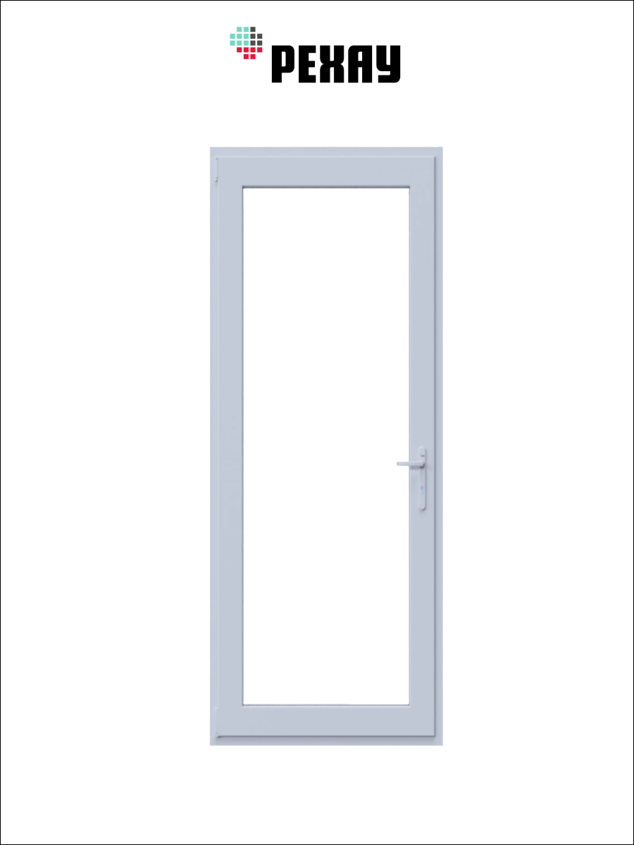 РЕХАУ Дверь ПВХ BLITZ 2000х800 (ВхШ), ручка с 2-х сторон, левая 