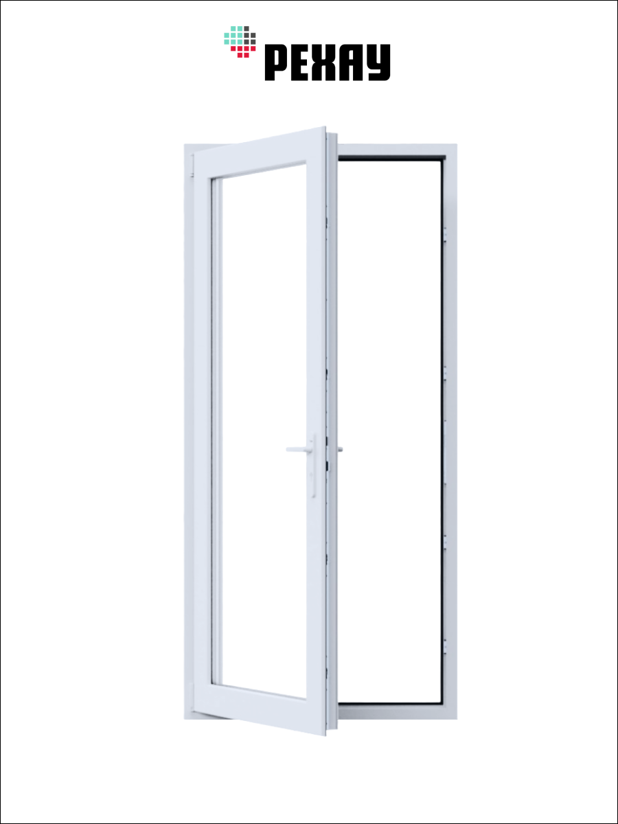 РЕХАУ Дверь ПВХ BLITZ 2000х800 (ВхШ), ручка с 2-х сторон, левая 