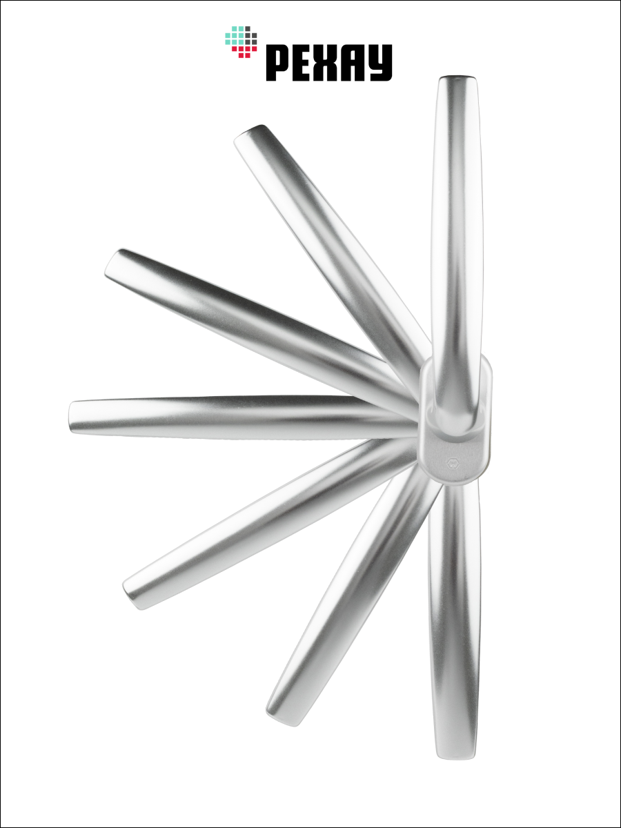 РЕХАУ Оконна ручка FREYA PSK, серебро