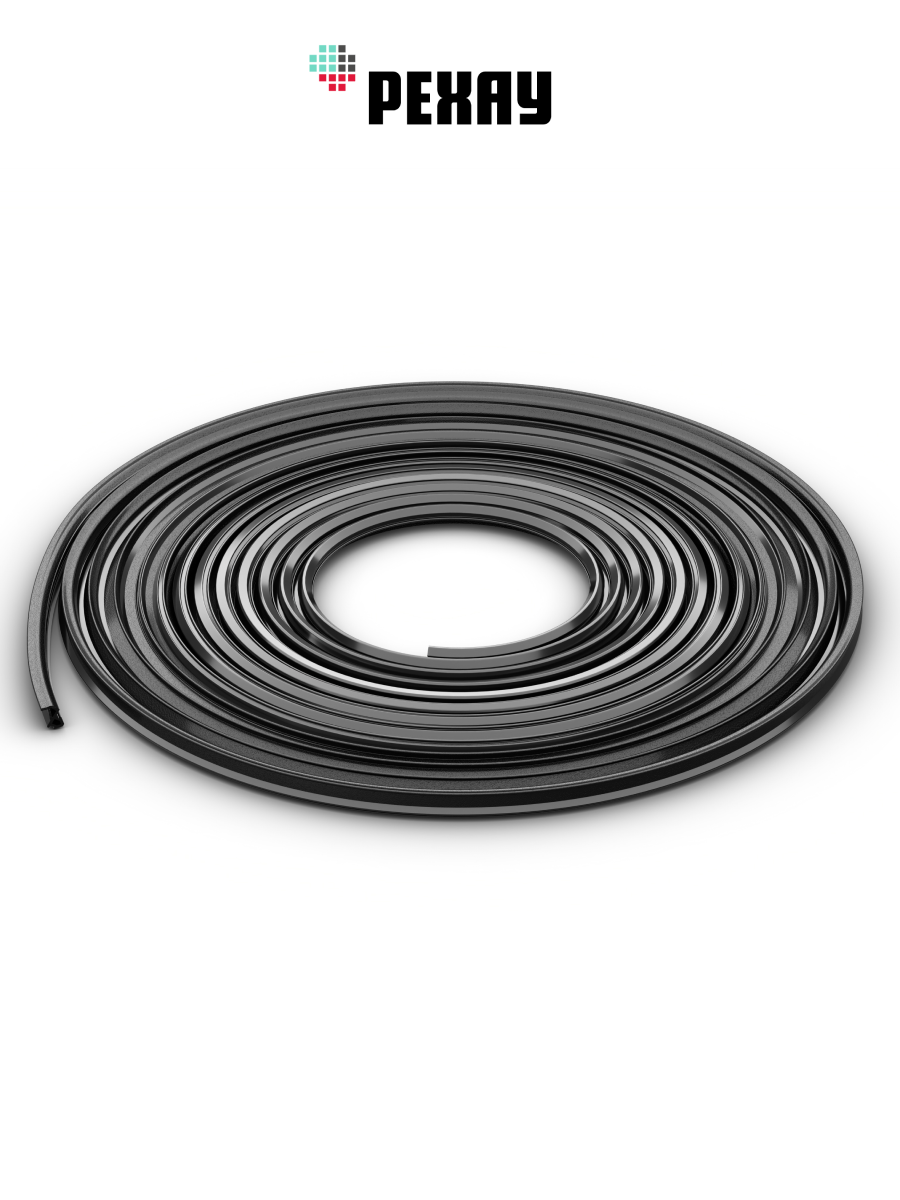 Уплотнитель притворный для ПВХ РЕХАУ ПРОТЬЮБ 10м, черный
