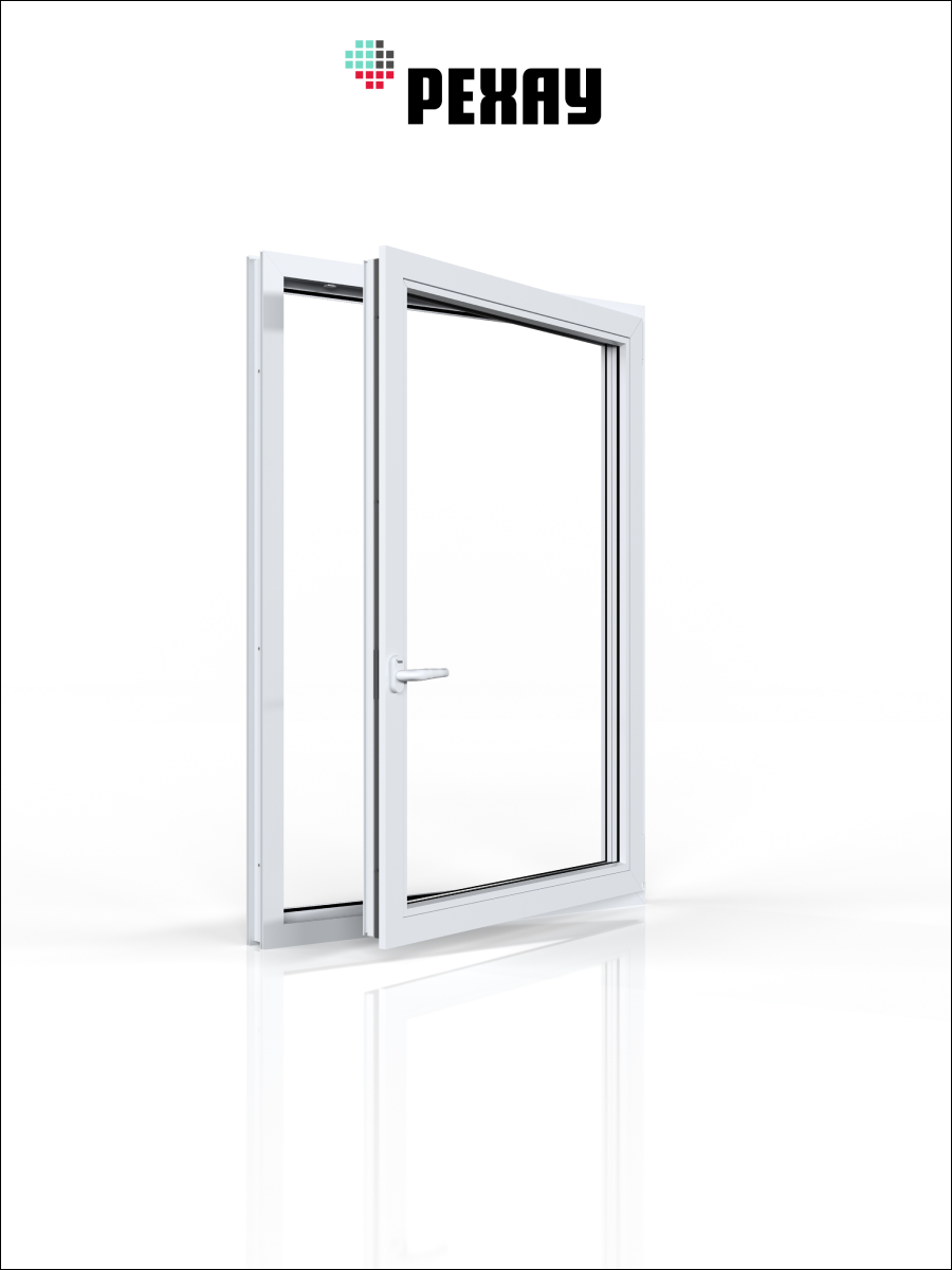 РЕХАУ Окно ПВХ CONSTANTA 1150х900 мм (ВхШ), одностворчатое, поворотно-откидное правое