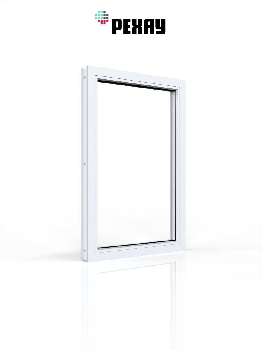 Окно ПВХ CONSTANTA 600х400 мм (ВхШ), глухое